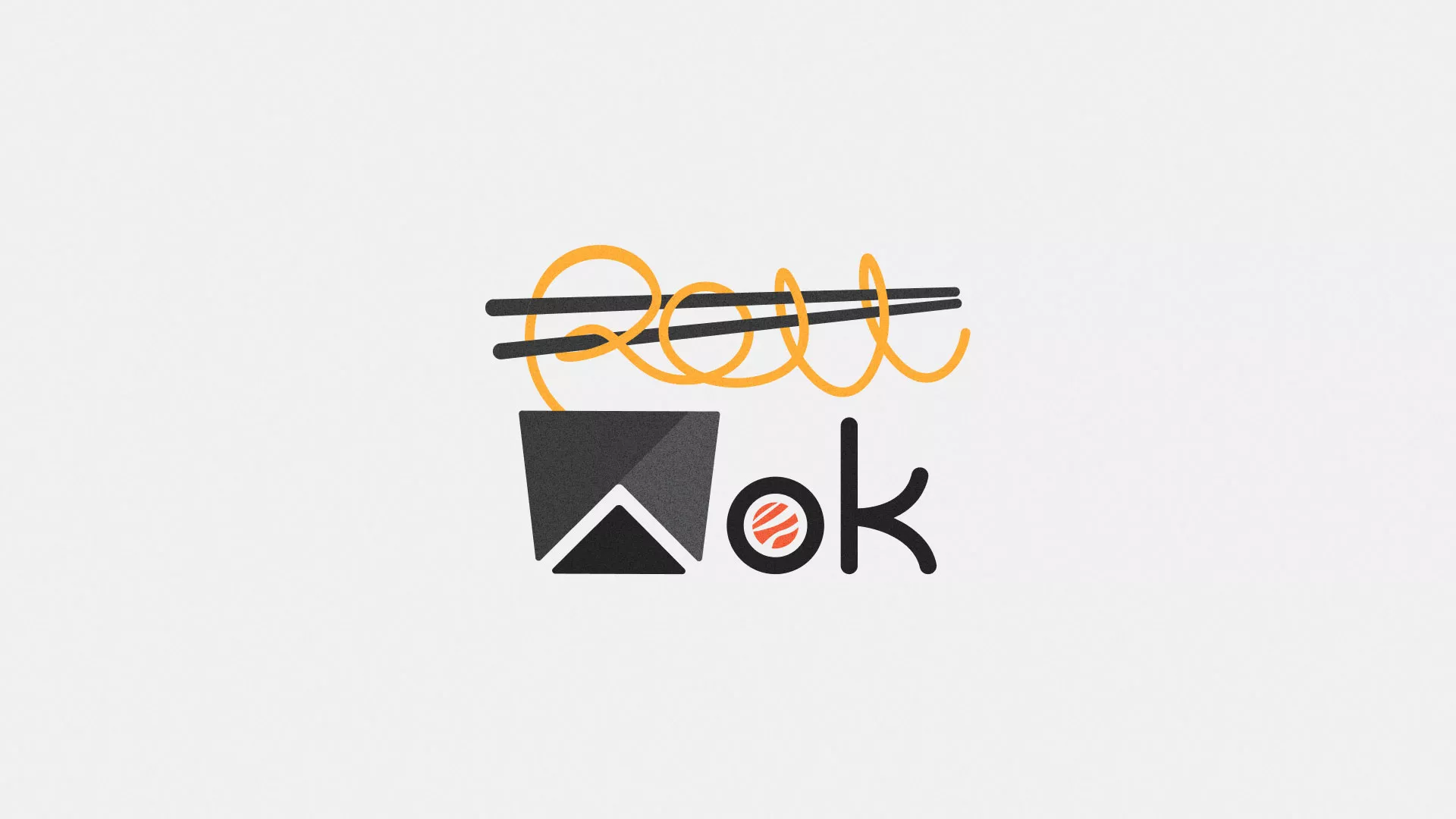 Разработка логотипа в Ясном для суши-бара «Roll Wok Club» Разработка логотипа в Ясном для суши-бара «Roll Wok Club»